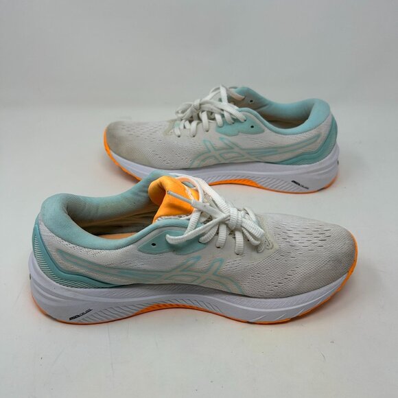 Asics Wmns GT 1000 11 'White Clear Blue' Running Shoes Size 9.5 - Picture 7 of 10